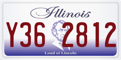 IL license plate Y362812