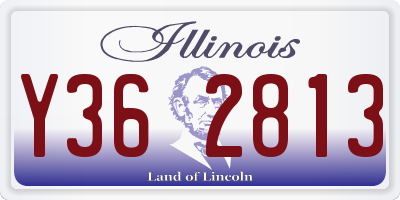 IL license plate Y362813
