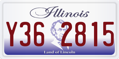 IL license plate Y362815