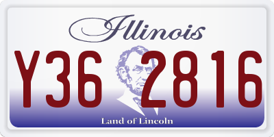 IL license plate Y362816