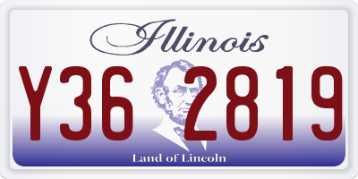 IL license plate Y362819