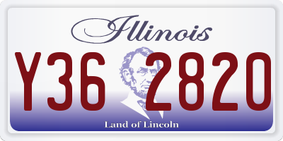 IL license plate Y362820