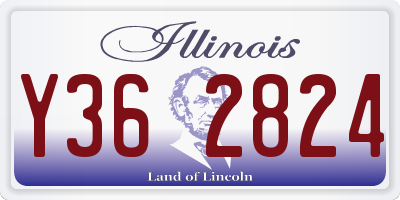IL license plate Y362824