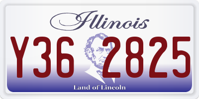 IL license plate Y362825