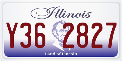 IL license plate Y362827