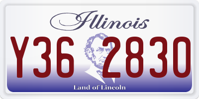 IL license plate Y362830
