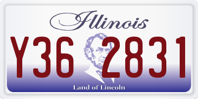 IL license plate Y362831