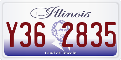 IL license plate Y362835