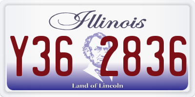 IL license plate Y362836
