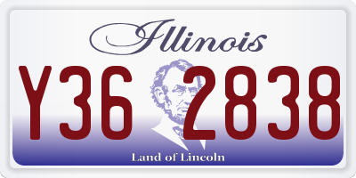 IL license plate Y362838