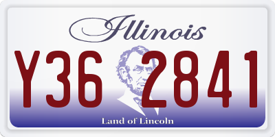 IL license plate Y362841