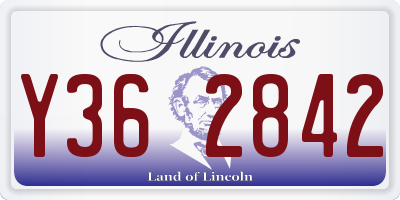 IL license plate Y362842
