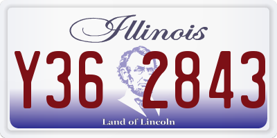 IL license plate Y362843