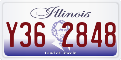 IL license plate Y362848
