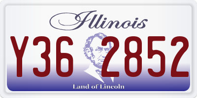 IL license plate Y362852