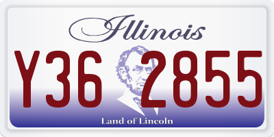 IL license plate Y362855