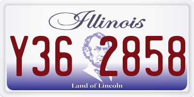 IL license plate Y362858