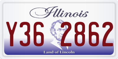IL license plate Y362862