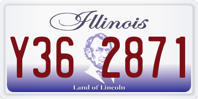 IL license plate Y362871