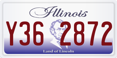 IL license plate Y362872