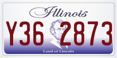 IL license plate Y362873