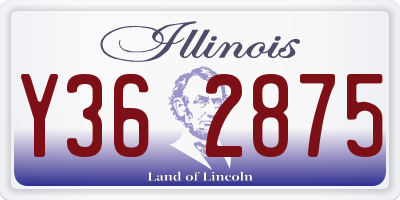 IL license plate Y362875