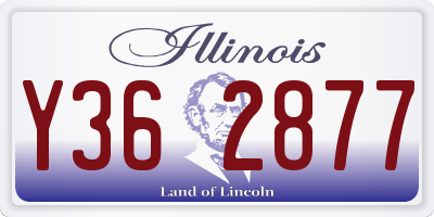 IL license plate Y362877