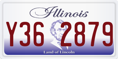 IL license plate Y362879