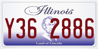 IL license plate Y362886