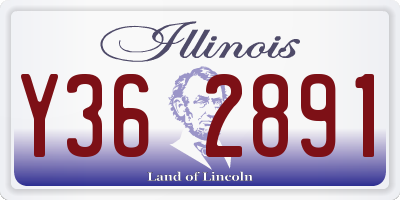IL license plate Y362891