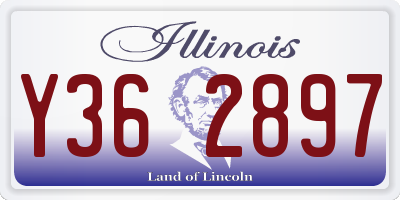 IL license plate Y362897