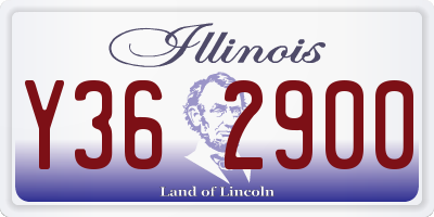 IL license plate Y362900