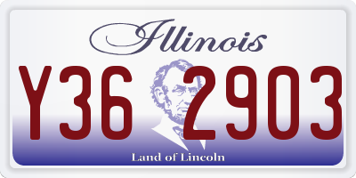 IL license plate Y362903