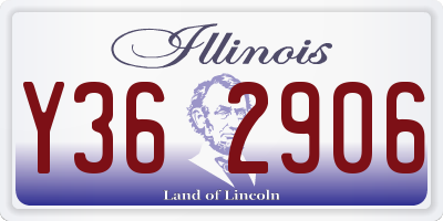 IL license plate Y362906