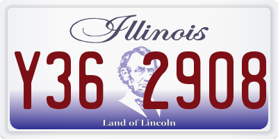 IL license plate Y362908