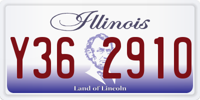 IL license plate Y362910