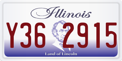 IL license plate Y362915