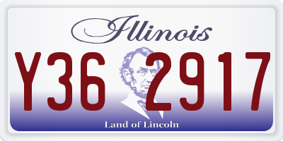 IL license plate Y362917