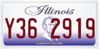 IL license plate Y362919