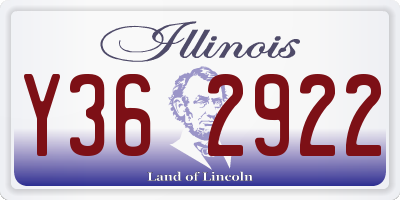 IL license plate Y362922