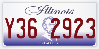 IL license plate Y362923