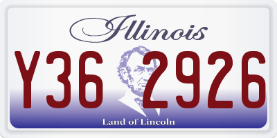 IL license plate Y362926