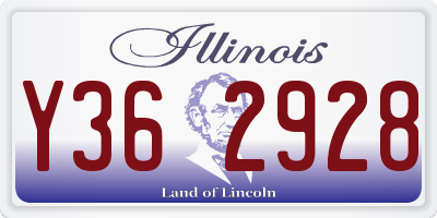 IL license plate Y362928