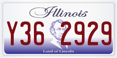 IL license plate Y362929