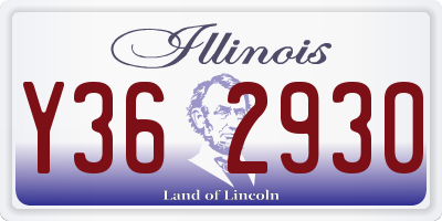 IL license plate Y362930