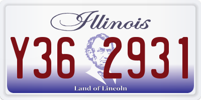 IL license plate Y362931