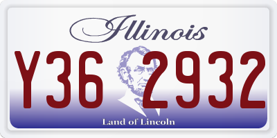 IL license plate Y362932