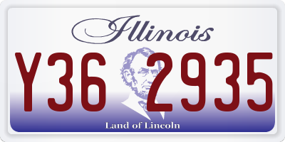 IL license plate Y362935