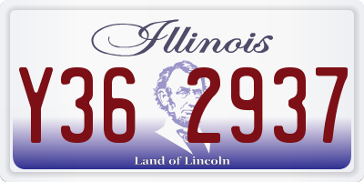 IL license plate Y362937