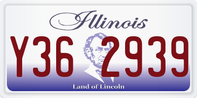 IL license plate Y362939